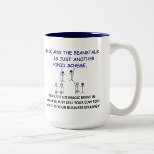 JACK AND THE BEANSTALK...mug. Two-Tone Coffee Mug