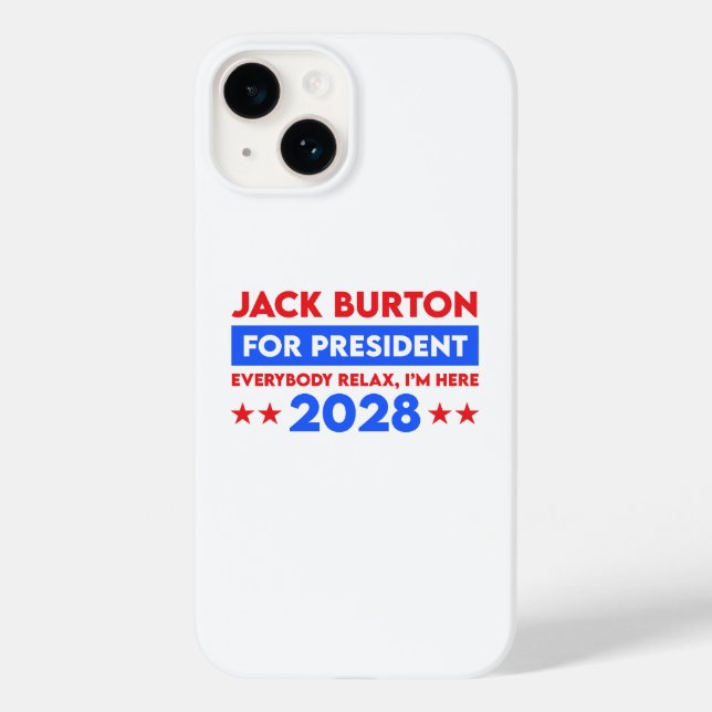 Jack Burton For President 2028 Case-Mate iPhone Case (Back)