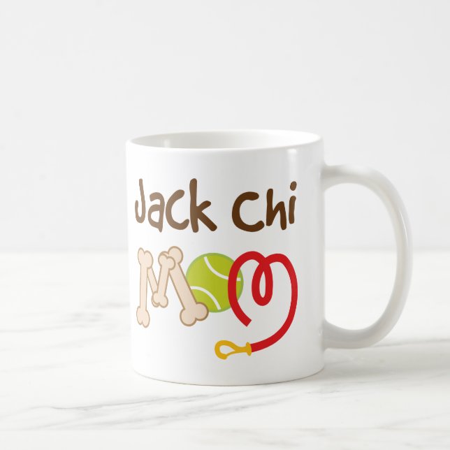 Jack Chi Dog Breed Mom Gift Coffee Mug (Right)