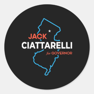 Jack Ciattarelli New Jersey Governor Election 2025 Classic Round Sticker