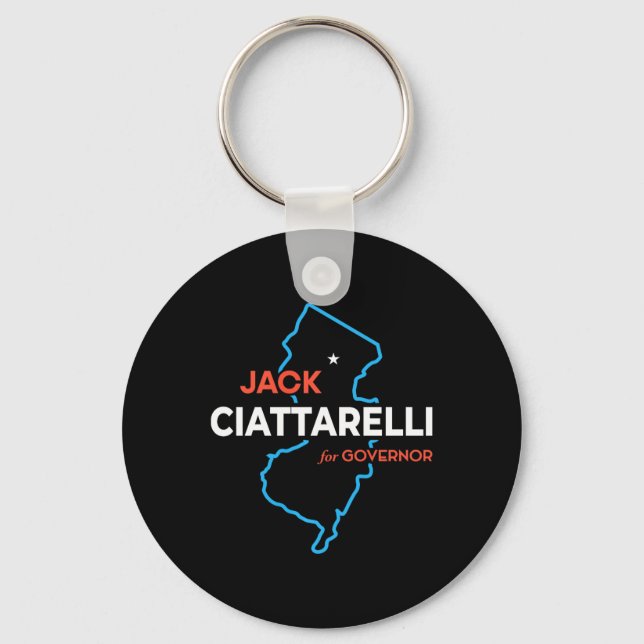Jack Ciattarelli New Jersey Governor Election 2025 Keychain (Front)