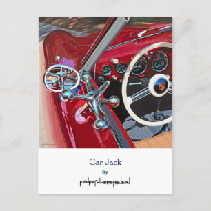 Jack de voiture, carte postale