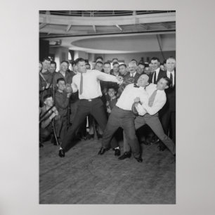 Jack Dempsey, Houdini & Benny Leonard Poster