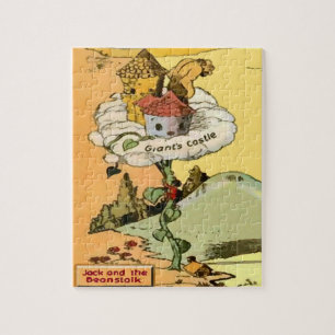 Jack et le Beanstalk 8x10 Puzzle avec boîte cadea
