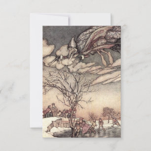 “Jack Frost” by Arthur Rackham Thank You Card