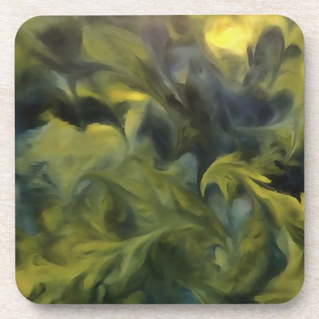 Jack Frost In Blue and Yellow Coaster (Front)
