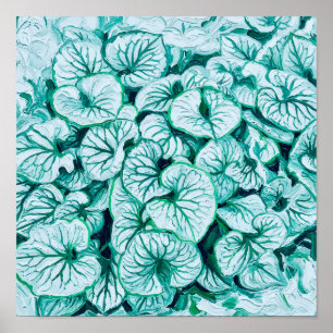 Jack Frost Leaves After Van Gogh Poster