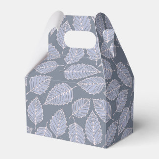 Jack Frost Leaves Pattern Favour Box