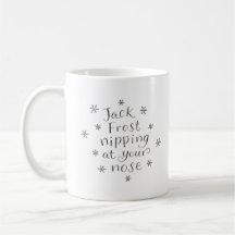 Jack Frost pinçant à votre tasse de nez