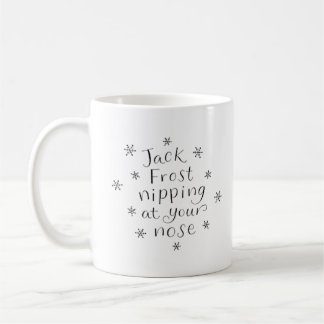 Jack Frost pinçant à votre tasse de nez