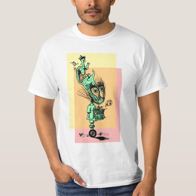 Jack in the Box - rectangles T-Shirt (Front)