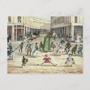 Jack in the Green, May Day Celebrations of the Chi Invitation Postcard