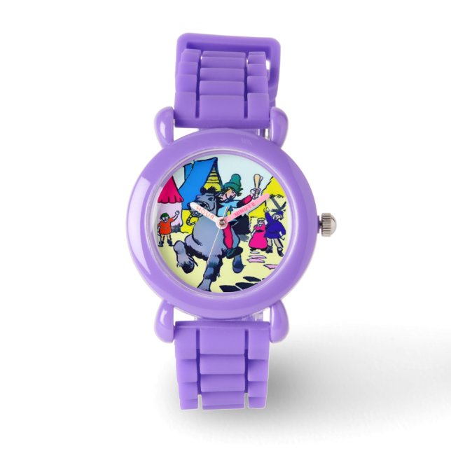 Jack Kids Adjustable Bezel  Stainless Steel Watch (Front)