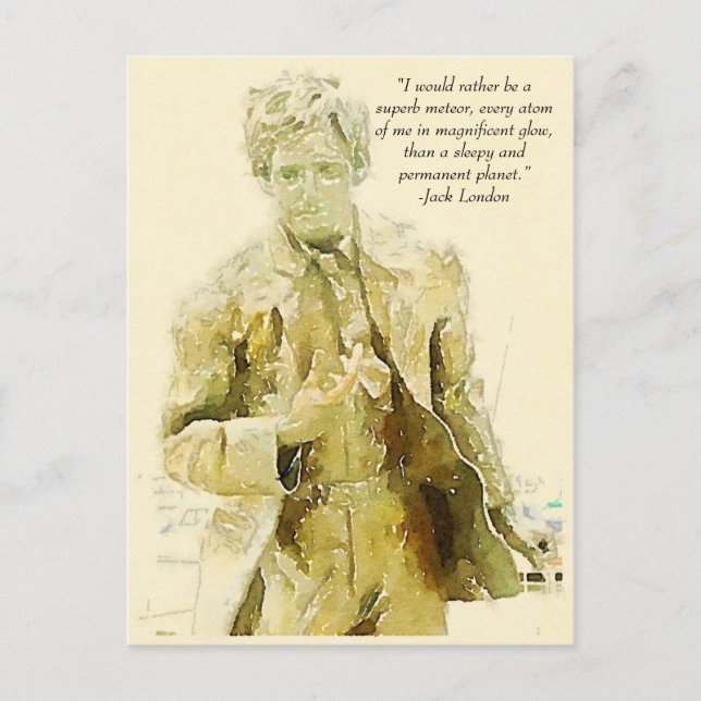 Jack London Postcard (Front)