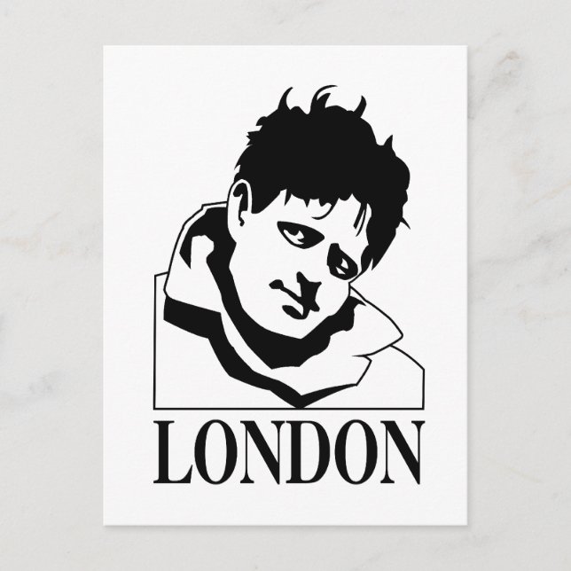Jack London Postcard (Front)