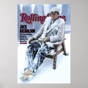 Jack Nicholson 1981 Rolling Stone Magazine Cover Poster