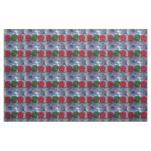 Jack O Lantern Bell Peppers Fabric