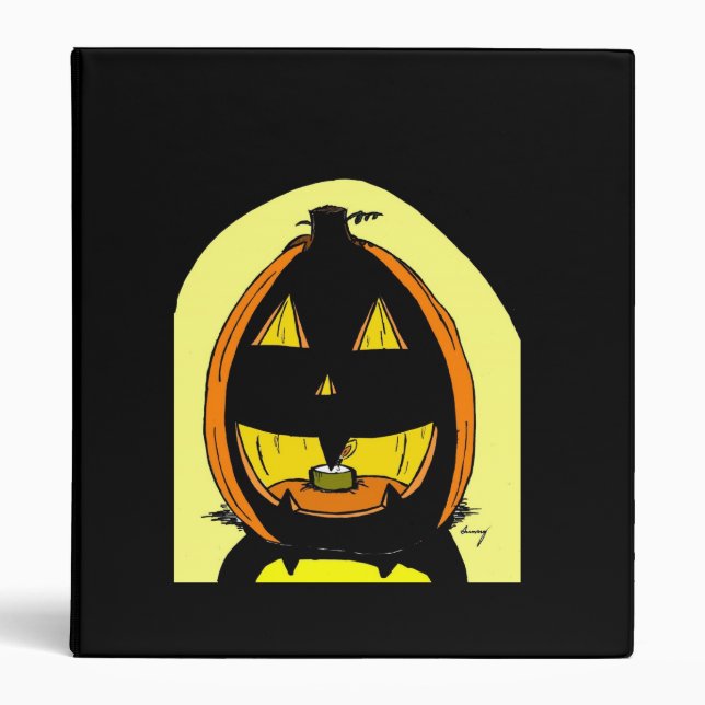 Jack o' Lantern Binder (Front)