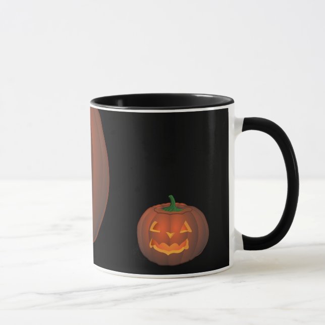 Jack-o-lantern Cup Halloween Pumpkin Mugs / Cups (Right)