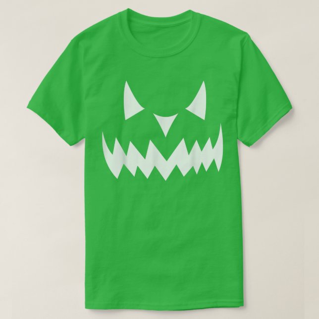 Jack O Lantern   Devil pumpkin Halloween T  T-Shirt (Design Front)