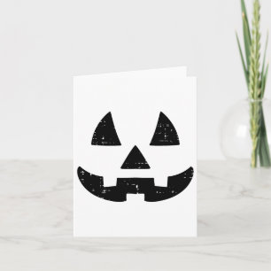 Jack O Lantern Face Cute Halloween Costume Men Wom Card