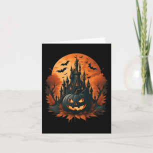 Jack O' Lantern Face Halloween Pumpkin Spooky  Card
