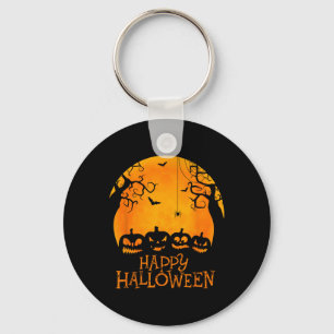 Jack O Lantern Face Happy Halloween Pumpkins Men W Keychain