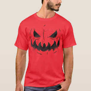 Jack O Lantern Face Pumpkin Eyelashes Halloween Co T-Shirt