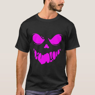 Jack O Lantern Face Pumpkin Scary Halloween Costum T-Shirt