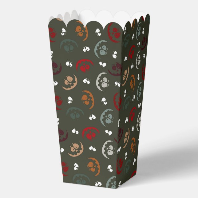 Jack-O-Lantern Faces Favor Box (Front)