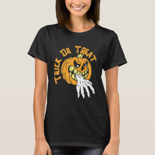 Jack O Lantern Halloween Costume Pumpkin Trick Or  T-Shirt