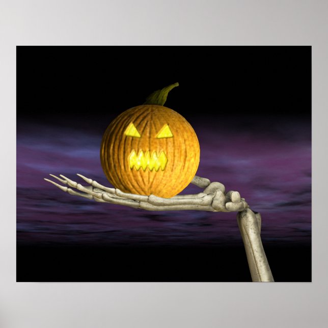 Jack-o-Lantern - Halloween Poster (Front)