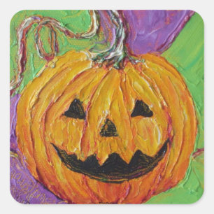 Jack-O-Lantern Halloween Sticker