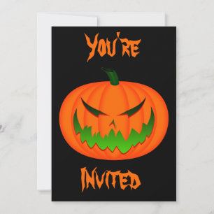 Jack-O'-Lantern II Invitation