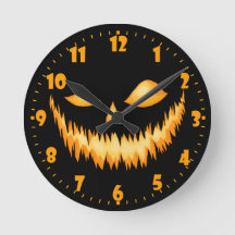 Jack O Lantern In The Dark With An Evil Grin 2