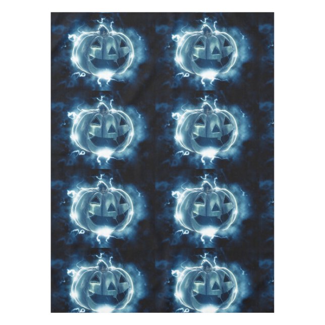  jack-o-lantern in the rain tablecloth (Front)