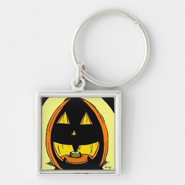 Jack o' Lantern Keychain (Front)