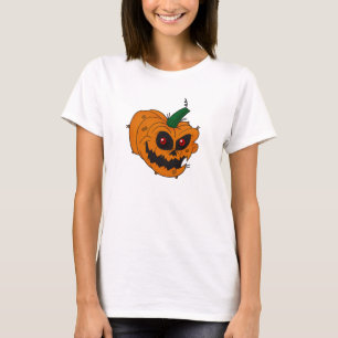 Jack-O-Lantern Ladies Baby Doll (Fitted) T-Shirt