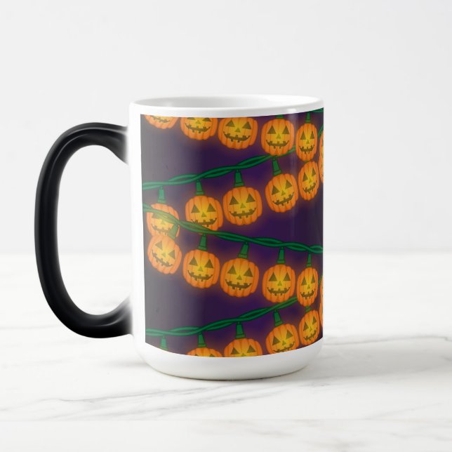 Jack O Lantern Lights Magic Mug (Left)