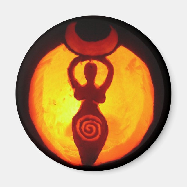 Jack-o-Lantern Magnet (Front)