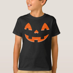 Jack-o’-Lantern Orange Eyes & Mouth – Halloween T-Shirt