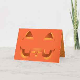Jack-o-lantern Party Invitations Cards Halloween