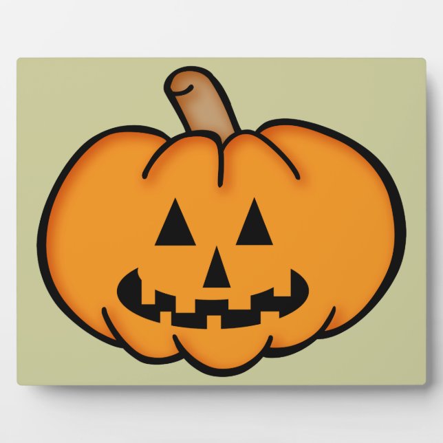 Jack O Lantern Plaque (Front)