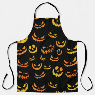 Jack O Lantern Pumpkin Face Apron