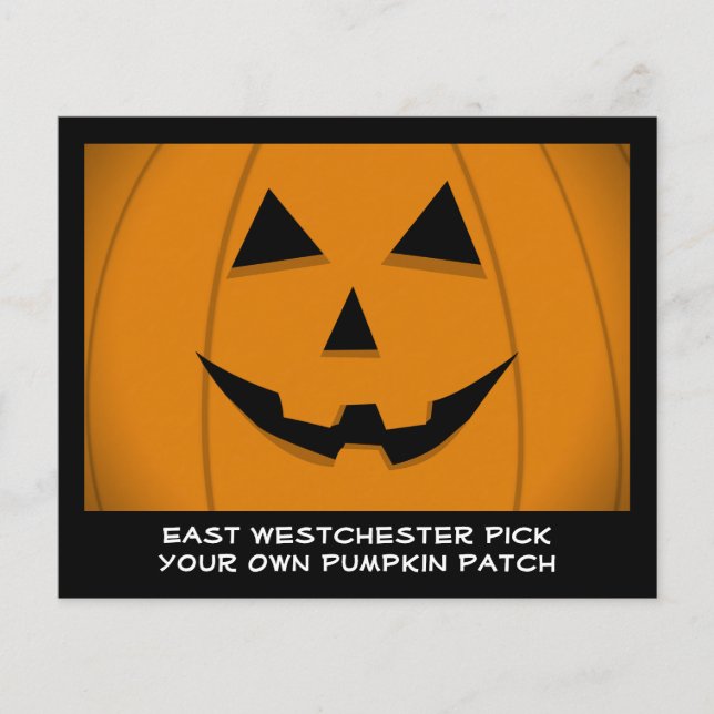 Jack-O-Lantern Pumpkin Graphic Customizable Flyer (Front)