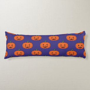 Jack-O'-Lantern Pumpkin Halloween Pattern Body Pillow