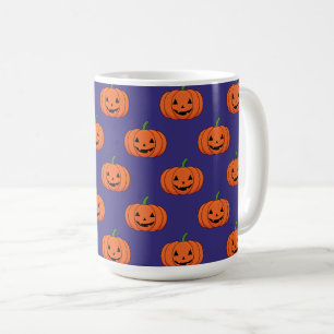 Jack-O'-Lantern Pumpkin Halloween Pattern Coffee Mug