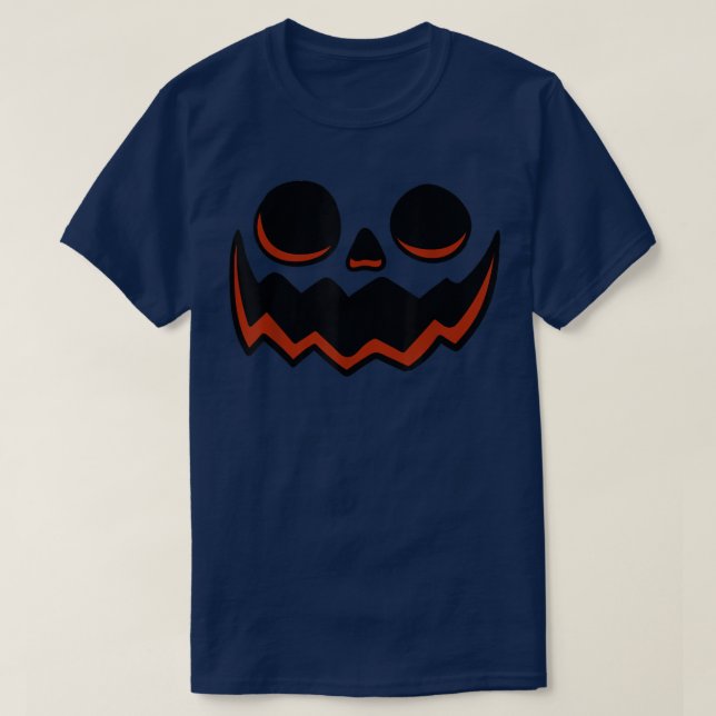 Jack-O-Lantern Pumpkin Kids Boys Halloween Costume T-Shirt (Design Front)