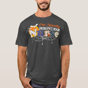 Jack O Lantern Pumpkin One Spooky ER Nurse Hallowe T-Shirt