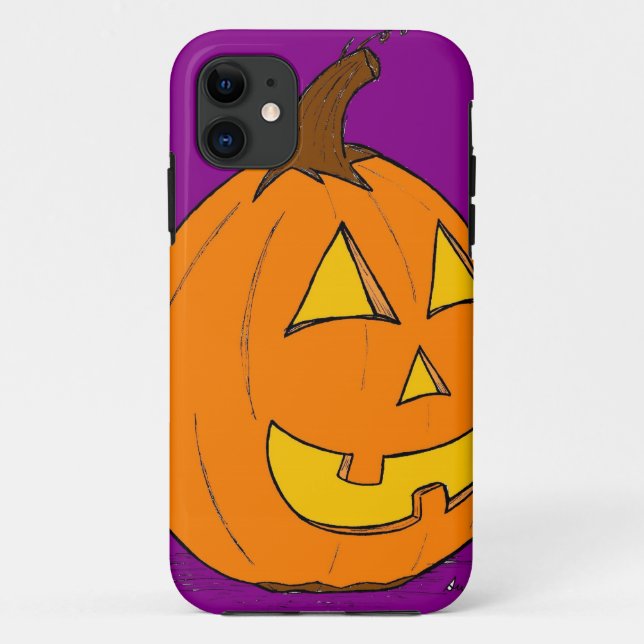 Jack o' Lantern Purple iPhone 5 Case ID (Back)